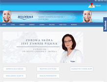 Tablet Screenshot of bellderma.pl